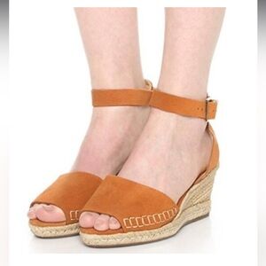 Schutz Geneva Wedge Espadrille Sandals EU 36 6.5/7